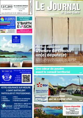 Journal de Saint-Barth N°1573 du 27/06/2024