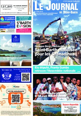 Journal de Saint-Barth N°1575 du 12/07/2024