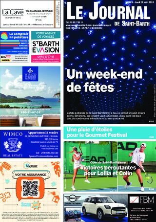 Journal de Saint-Barth N°1579 du 22/08/2024