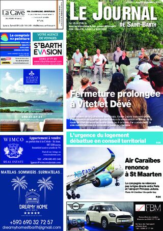 Journal de Saint-Barth N°1581 du 05/09/2024