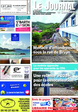 Journal de Saint-Barth N°1582 du 12/09/2024