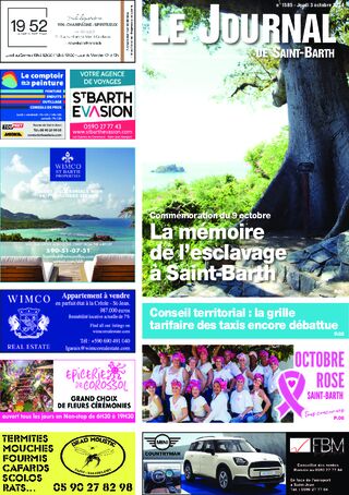 Journal de Saint-Barth N°1585 du 03/10/2024