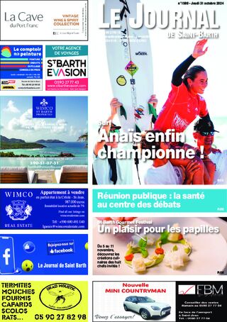 Journal de Saint-Barth N°1589 du 31/10/2024