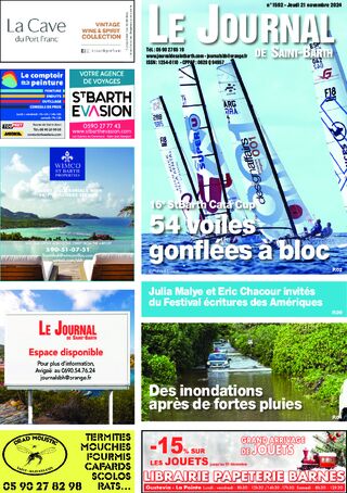 Journal de Saint-Barth N°1592 du 21/11/2024