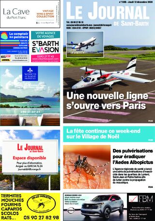 Journal de Saint-Barth N°1595 du 12/12/2024