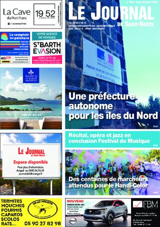 Journal de Saint-Barth N°1599 du 16/01/2025